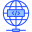 An icon of a globe representing the world wide web.
